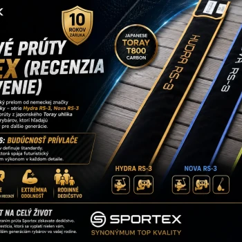 Novinky 2026: Prívlačové prúty SPORTEX (recenzia a predstavenie) Novinky 2026: Prívlačové prúty SPORTEX (recenzia a predstavenie)