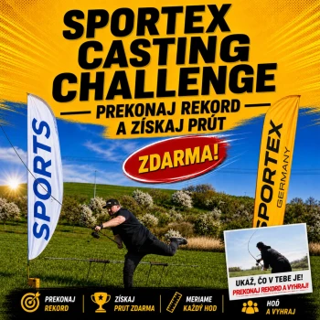 🏆 VÝZVA: Prekonaj rekord a získaj prút Sportex zadarmo! 🏆 VÝZVA: Prekonaj rekord a získaj prút Sportex zadarmo!