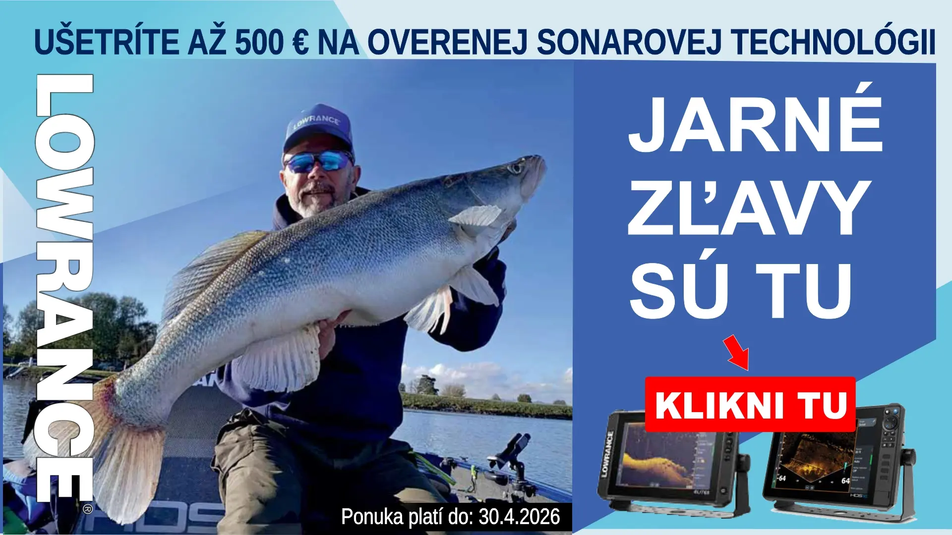 2026 Lowrance jarné zľavy sú tu