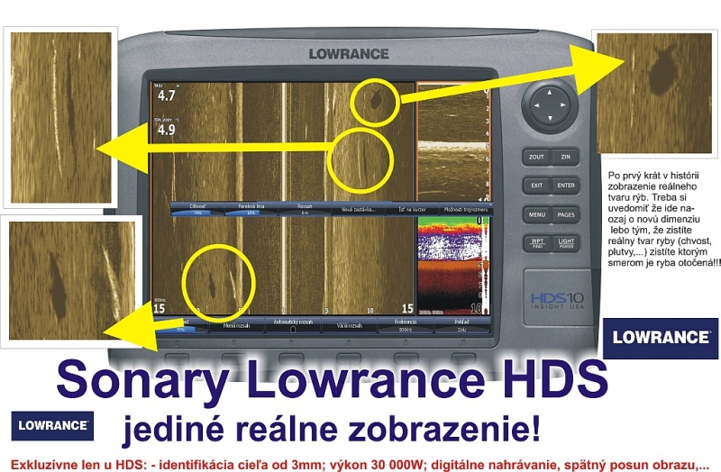 Lowrance HDS5x Gen2 - plnofarebný multifunkčný sonar 60 | Rybárske