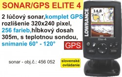 Dvojlov farebn sonar s GPS navigtorom a rozlenm obrazovky 320x240 pixelov-jedinen jas a kontrast aj na priamom slnku